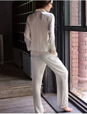 Пижама шелковая Mia-Mia KRISTY 15116 экрю, Цвет: экрю, Размеры: M, изображение 2