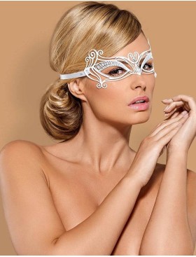 Ажурная маска Obsessive A703, Цвет: белый, Размеры: UN