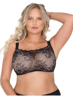 Бюстгальтер-топ мягкий Akcent A-46 M, Цвет: черный, Размеры: 65M, изображение 2