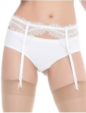 Пояс для чулок Julimex FUCHSIA PAS экрю, Цвет: экрю, Размеры: S