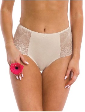 Набор трусов слипов с завышенной талией Key LPF 280 B21 (2 шт) бежевый, Цвет: бежевый, Размеры: L