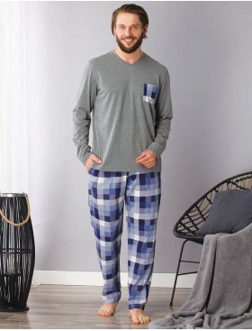 Домашний комплект Key MNS 430 2 B21, Цвет: серый/синий, Размеры: L, изображение 2