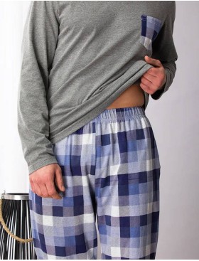 Домашний комплект Key MNS 430 2 B21, Цвет: серый/синий, Размеры: L, изображение 4