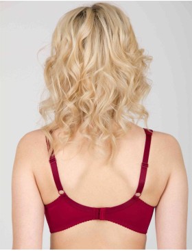 Бюстгальтер полумягкий с подкроем Lina A 6016 румба, Цвет: румба, Размеры: 90C, изображение 2