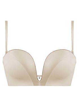 Бюстгальтер планж супер пуш-ап Mioocchi CRYSTALL 7737 cipria, Цвет: cipria (пудровый), Размеры: 70B, изображение 7