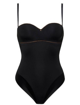 Боди-бандо с пуш-ап Mioocchi CRYSTALL 7742 nero, Цвет: nero (черный), Размеры: 65B, изображение 6