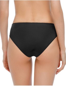 Трусы слипы миди Mioocchi CRYSTALL 7837 nero, Цвет: nero (черный), Размеры: 3XL, изображение 2