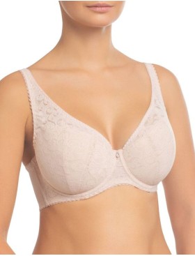 Бюстгальтер с поролоном Nikol Djumon 142 11 серебристый пион, Цвет: серебристый пион, Размеры: 75B