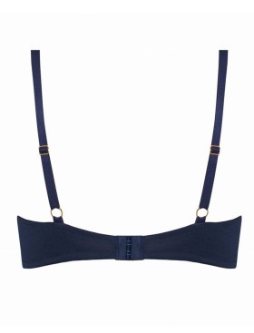 Бюстгальтер балконет пуш-ап Nipplex EUNIKA P-UP, Цвет: темно-синий, Размеры: 70D, изображение 6