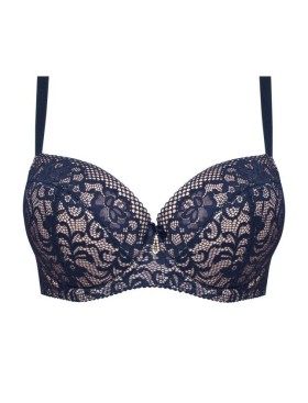 Бюстгальтер балконет Nipplex EUNIKA U, Цвет: темно-синий, Размеры: 90D, изображение 6