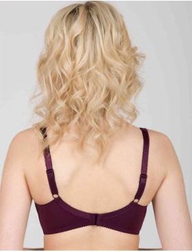 Бюстгальтер полумягкий с подкроем Novella 152 слива, Цвет: слива, Размеры: 75H, изображение 2