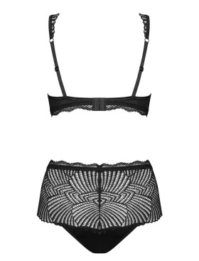 Соблазнительный комплект Obsessive KLARITA SET, Цвет: черный, Размеры: L/XL, изображение 4