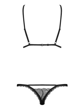 Откровенный комплект Obsessive ROMANESA SET, Цвет: черный, Размеры: L/XL, изображение 4