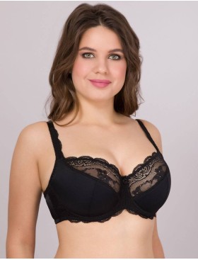 Бюстгальтер полумягкий VOVA SNEJANNA V54023 черный, Цвет: черный, Размеры: 75H, изображение 5