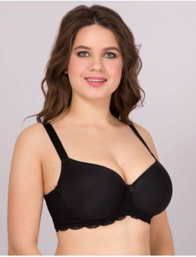 Бюстгальтер спейсер VOVA SNEJANNA V54124 черный, Цвет: черный, Размеры: 75B, изображение 3