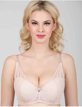 Бюстгальтер балконет VOVA PATRICE V42720 серебристый пион, Цвет: серебристый пион, Размеры: 90B, изображение 4