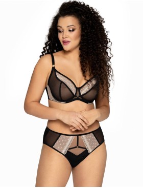 Трусы бразилиана Ava ROCK'N'ROLL 1969 braz, Цвет: черный, Размеры: S