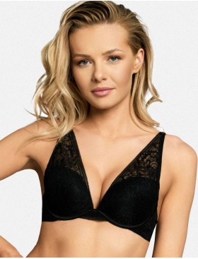 Бюстгальтер бралетт с пуш-ап Esotiq AILSA 39108 черный, Цвет: черный, Размеры: 80C, изображение 3