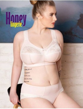 Трусы слипы-миди Honey H34-17-K цветок сакуры, Цвет: цветок сакуры, Размеры: L, изображение 3