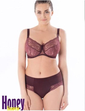 Бюстгальтер полумягкий Honey H38-17-L махагон, Цвет: махагон, Размеры: 75H, изображение 6