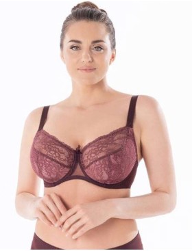 Бюстгальтер полумягкий Honey H38-17-L махагон, Цвет: махагон, Размеры: 75H, изображение 2