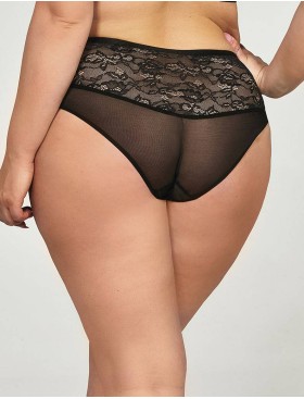 Трусы слипы высокие Kris Line LUELLA high waist, Цвет: черный, Размеры: M, изображение 2