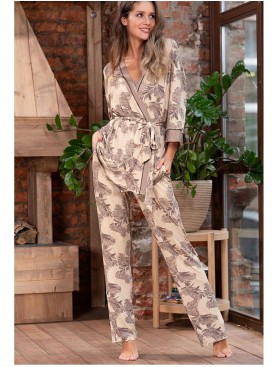 Комплект-тройка из трикотажной вискозы Mia-Amore AELITA 1716, Цвет: бежевый, Размеры: M, изображение 2