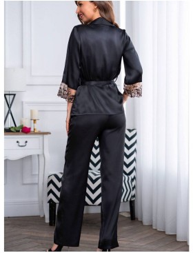 Шелковый комплект-тройка Mia-Amore AMANDA 3635, Цвет: черный, Размеры: M, изображение 3