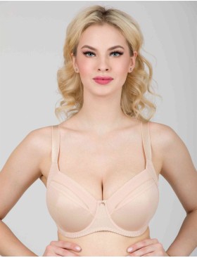 Бюстгальтер-минимайзер мягкий с подкроем Milavitsa 107630 нюд, Цвет: нюд, Размеры: 70I, изображение 3