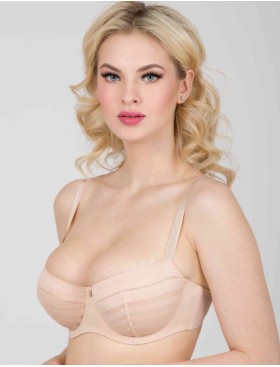 Бюстгальтер балконет мягкий Milavitsa 127640 нюд, Цвет: нюд, Размеры: 75F, изображение 3