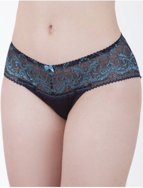 Трусы слипы биколор Simona M 045/98 кварц-лазурит, Цвет: кварц-лазурит, Размеры: L