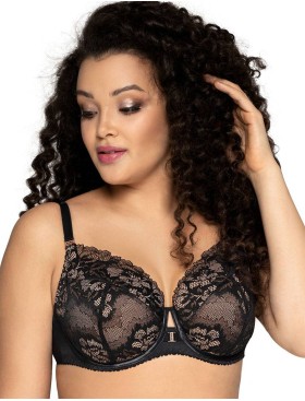 Кружевной бюстгальтер с поролоном Ava YUCCA 1939 черный, Цвет: черный, Размеры: 90B, изображение 3