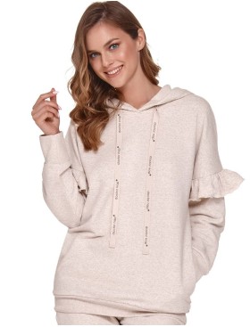 Худи с капюшоном Doctor Nap DRS.4308 SALT & PEPPER, Цвет: бежевый, Размеры: S, изображение 2