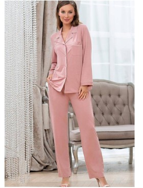 Трикотажная пижама Mia-Amore MARIA 1726 пудра, Цвет: пудра, Размеры: XS, изображение 4