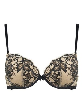 Комплект белья Mioocchi EMMA 775454 пуш-ап бразилиана nero, Цвет: nero (черный), Размеры: 70C, изображение 4