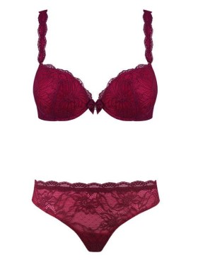 Кружевной комплект Mioocchi LEA 774343 пуш-ап и бразилиана magenta/rosa, Цвет: magenta/rosa, Размеры: 70C, изображение 3