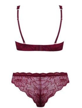 Кружевной комплект Mioocchi LEA 774543 фашия бразилиана magenta/rosa, Цвет: magenta/rosa, Размеры: 70B, изображение 4