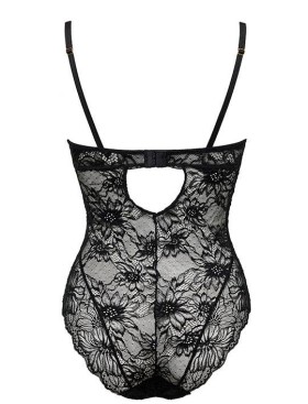 Кружевное боди Mioocchi LEA 7748, Цвет: nero/nudo, Размеры: 65B, изображение 5