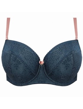 Бюстгальтер балконет Nipplex ZOYA U, Цвет: индиго, Размеры: 85E, изображение 5