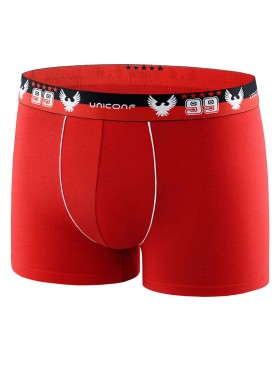 Мужские трусы боксеры UNICONF BB12 красный, Цвет: красный, Размеры: XL, изображение 2