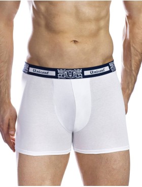 Мужские трусы боксеры UNICONF BB32 белый, Цвет: белый, Размеры: L