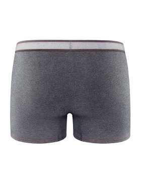 Мужские трусы боксеры UNICONF BB99 серый меланж, Цвет: серый меланж, Размеры: L, изображение 3