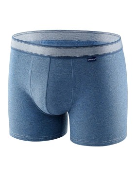 Мужские трусы боксеры UNICONF BB99 синий меланж, Цвет: синий меланж, Размеры: M, изображение 2