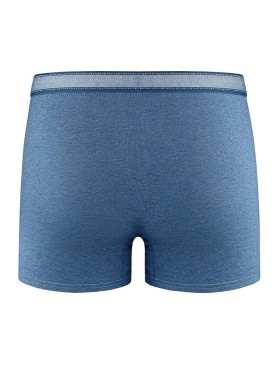 Мужские трусы боксеры UNICONF BB99 синий меланж, Цвет: синий меланж, Размеры: M, изображение 3