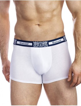 Мужские трусы боксеры UNICONF BBM61 белый, Цвет: белый, Размеры: L