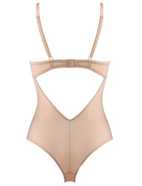 Боди с чашкой пуш-ап UNICONF BD19 бежевый, Цвет: бежевый, Размеры: 70C, изображение 3