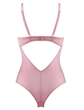 Боди с чашкой пуш-ап UNICONF BD19 пудровый, Цвет: пудровый, Размеры: 70C, изображение 4