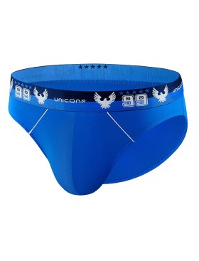 Мужские трусы слипы UNICONF PB07 голубой, Цвет: голубой, Размеры: M, изображение 2