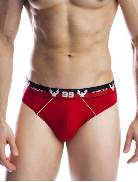 Мужские трусы слипы UNICONF PB07 красный, Цвет: красный, Размеры: M
