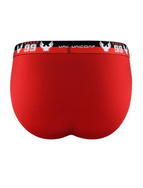 Мужские трусы слипы UNICONF PB07 красный, Цвет: красный, Размеры: M, изображение 3